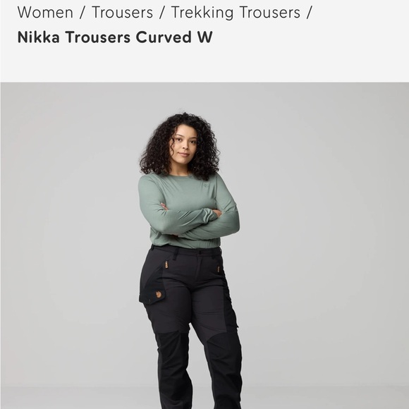 Fjallraven Women´s Black Nikka Trousers